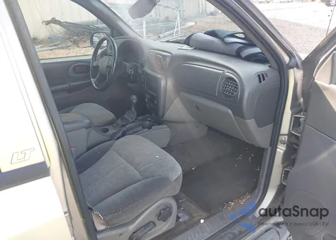 2002 Chevrolet Trailblazer Lt из США, поврежденный, VIN 1GNDT13S022486819